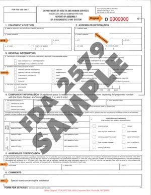 FDA 2579 Form: What Is It And Where Do I Get One?
