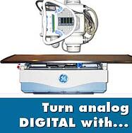 turn analog x ray into digital x ray system