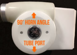 90 degree horn angle