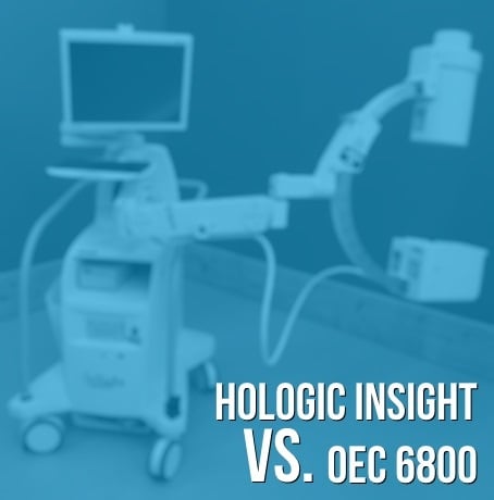 OEC 6800 vs. Hologic Insight II: Mini C-Arm Comparison