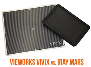 Vieworks Vivix-S 1417W vs. Iray Mars 1417V: DR Panels Compared