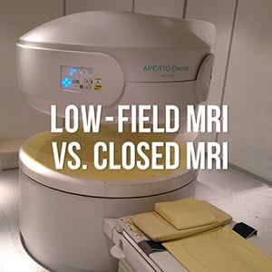 Low Field Open MRI vs Closed MRI